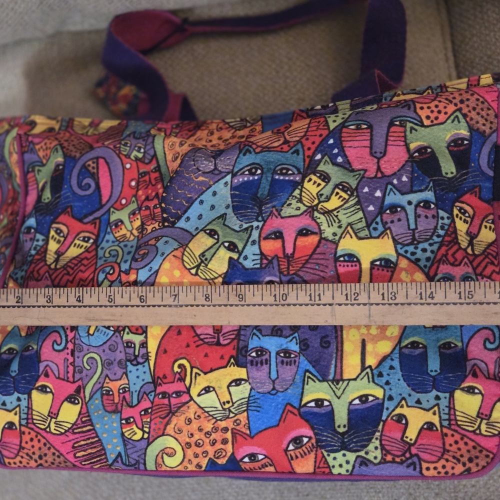 Colorful Cat Tote Bag – Fun, Bold, and Eye-Catching! 🐱 - Picture 5 of 12